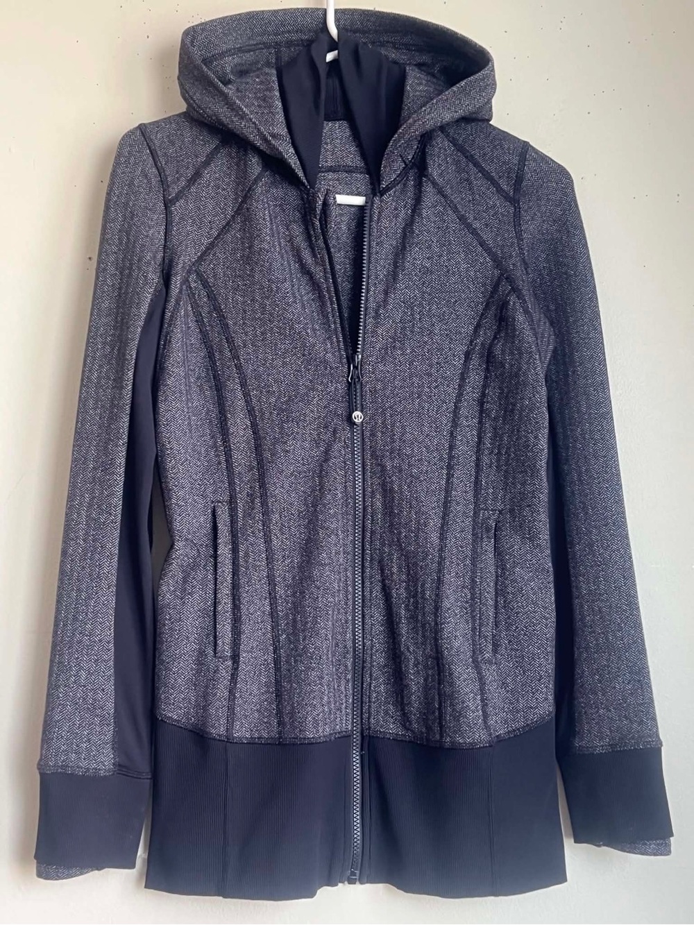 lululemon athletica Dark Heather Charcoal Full-Zip Hooded Jacket